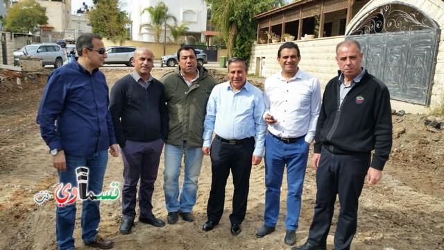   كفرقاسم : الرئيس عادل بدير يُشرف على اعمال البنية التحتيه في منطقة المرحوم الاستاذ عامر المطر والاهالي يشكرون 